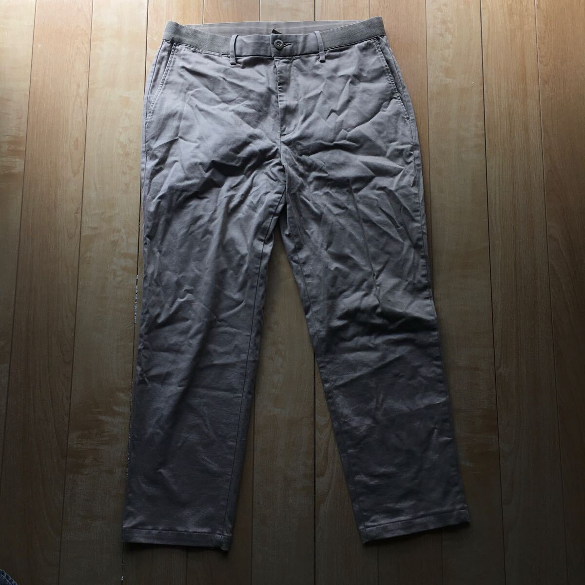 ユニクロ スリムフィットチノ 202-1-54 メンズ M ベージュ拍卖