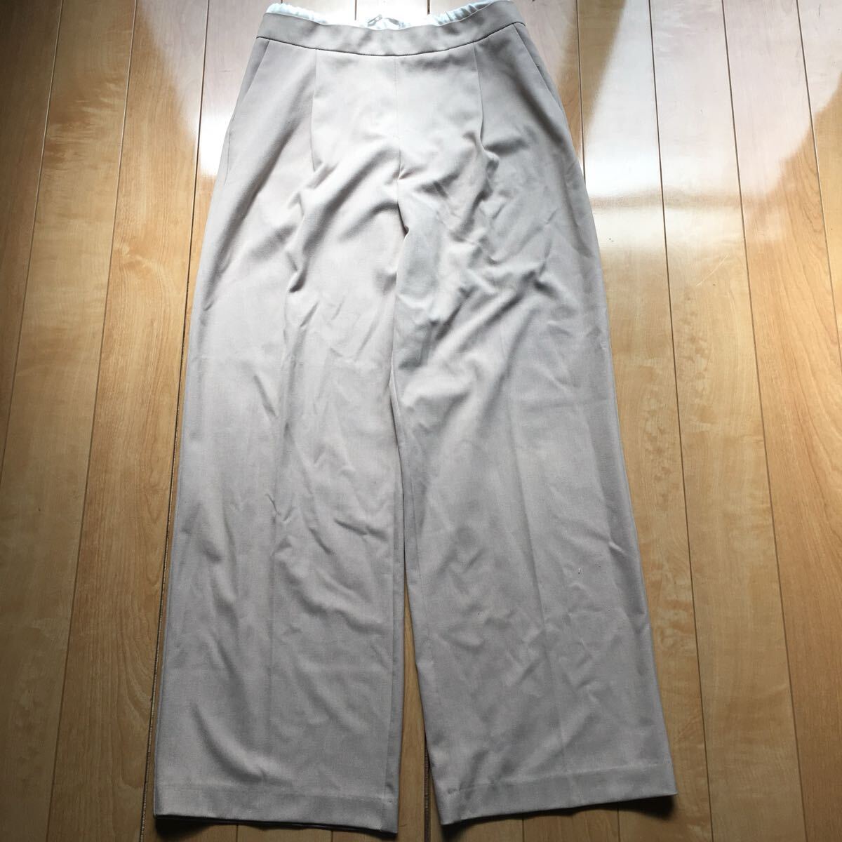 ザラ ワイドパンツ 210-1-13 アイボリー拍卖