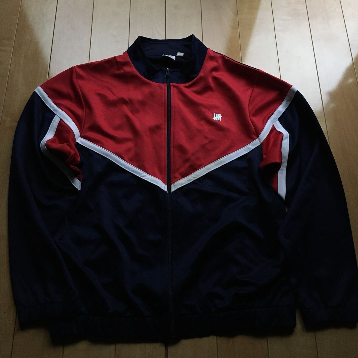 アンディフィーテッド トラックジャケット 218-1-30 メンズ L レッド拍卖