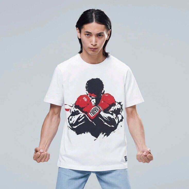 UT×カプコン ストリートファイター グラフィックT 539-1-319 メンズ M ホワイト拍卖