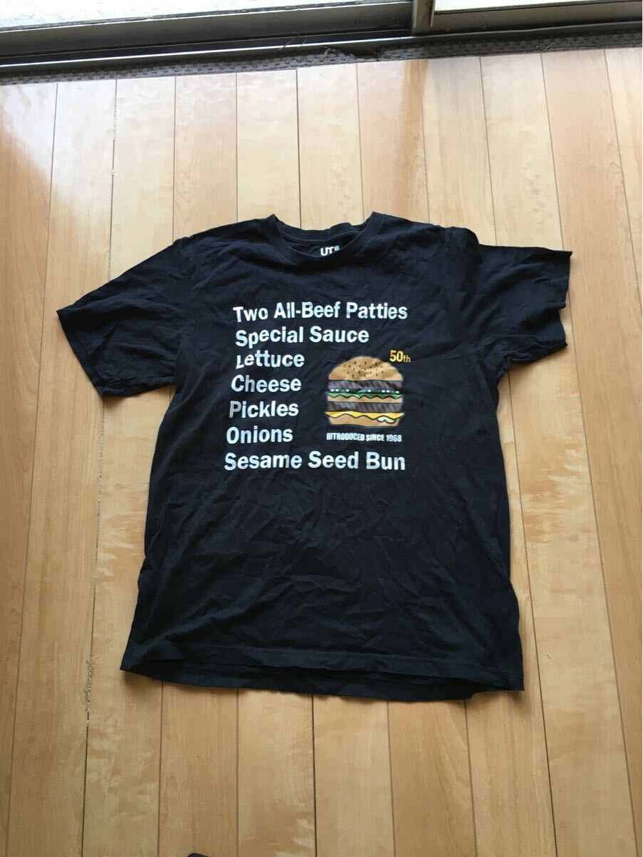 UT×マクドナルド 50周年 グラフィックTシャツ 240-1-35 メンズ XL ブラック拍卖