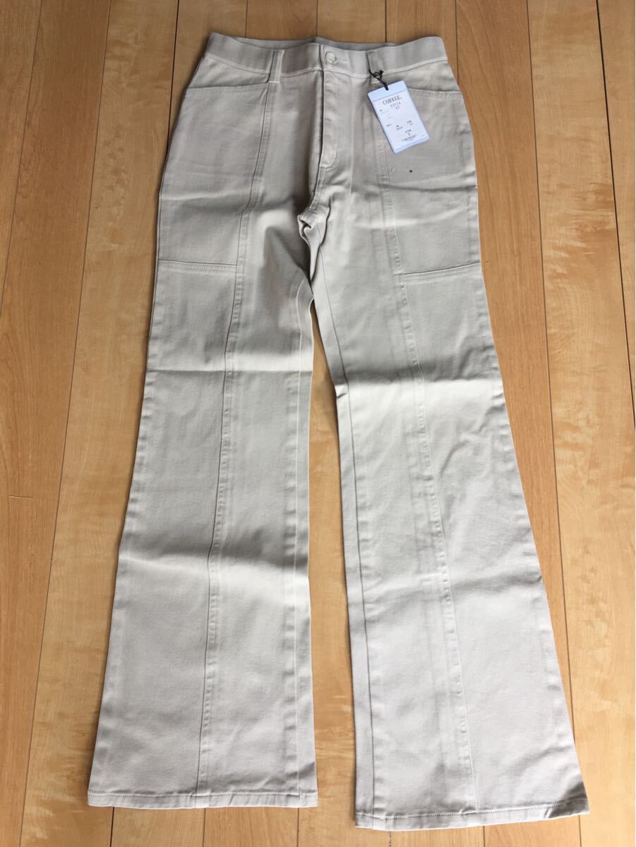 タグ付き カルージュ フレアパンツ レディース 67-93 ベージュ 2801202510210017拍卖