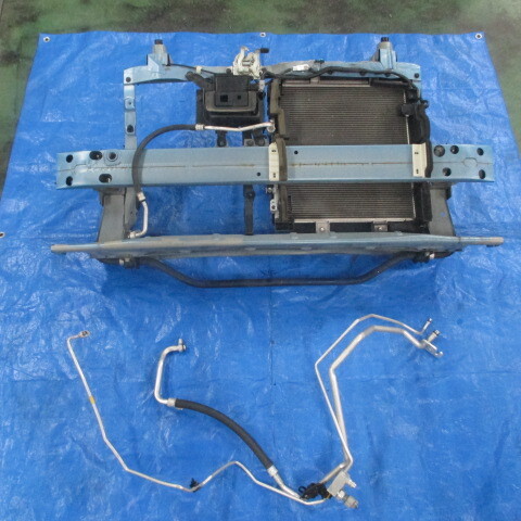 ⑦ 平成30年式 ルーミー M910A 純正 フロントカット コアサポート ホースメント ラジエーター コンデンサー エアコンパイプ拍卖