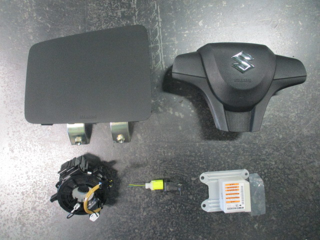 ⑦ 令和元年式 ワゴンR MH55S 純正 ダッシュカバー ホーンカバー コンピューター センサー スパイラルケーブル モジュール欠品拍卖