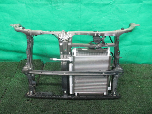⑦ 令和元年 ワゴンR MH55S コアサポート フロントカット ラジエーター コンデンサー 電動ファン ※アンダーパネル割れ有り※拍卖