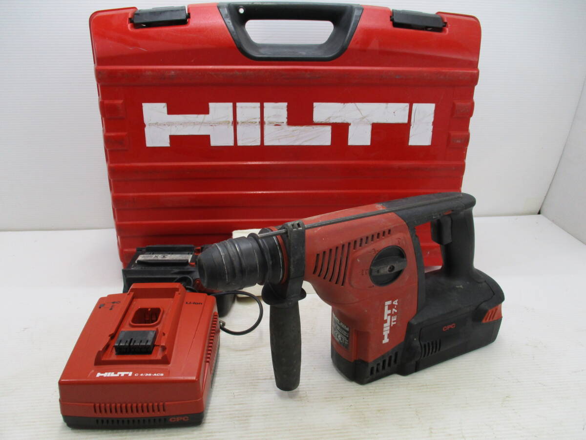 K94★HILTI ヒルティ 36V充電式ハンマドリル TE7-A拍卖