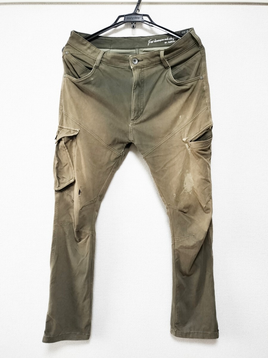※中古傷汚れ難有り【Field Core】22ssワークマン《CS004-055》フィールドコア4D冷感アイスパンツL春夏/薄手ストレッチkhaki#green拍卖