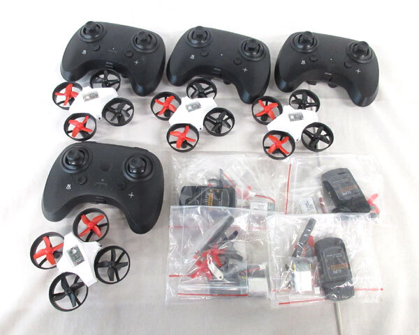 送料300円(税込)■bv866■ドローン スカイファイト用レース機 SKY-XII ホワイト 4点【シンオク】拍卖