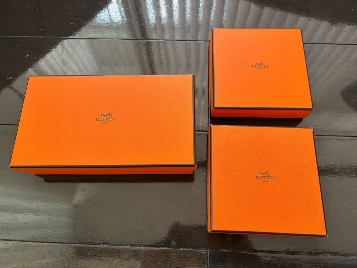 極美品 エルメス HERMES 純正化粧箱 7種類 計10箱セット ショップカード有り拍卖