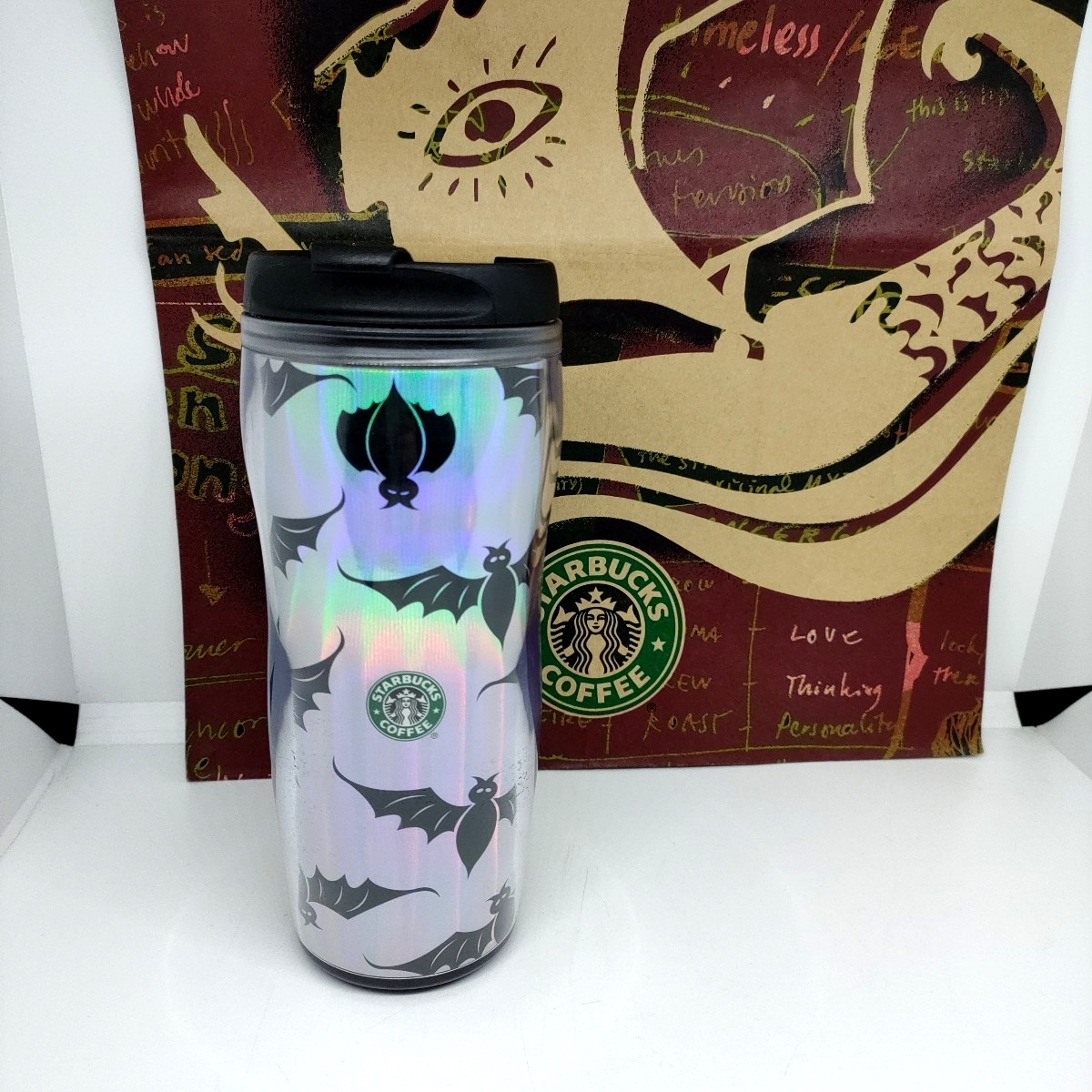 ◆ハロウィン限定◆スターバックス【Starbucks Coffee 蝙蝠 コウモリタンブラー】廃盤品拍卖