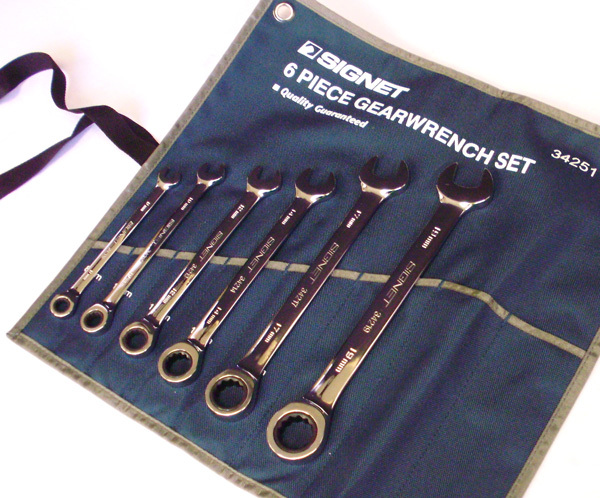 シグネット SIGNET ギアレンチポーチ付 6本セット 34251拍卖