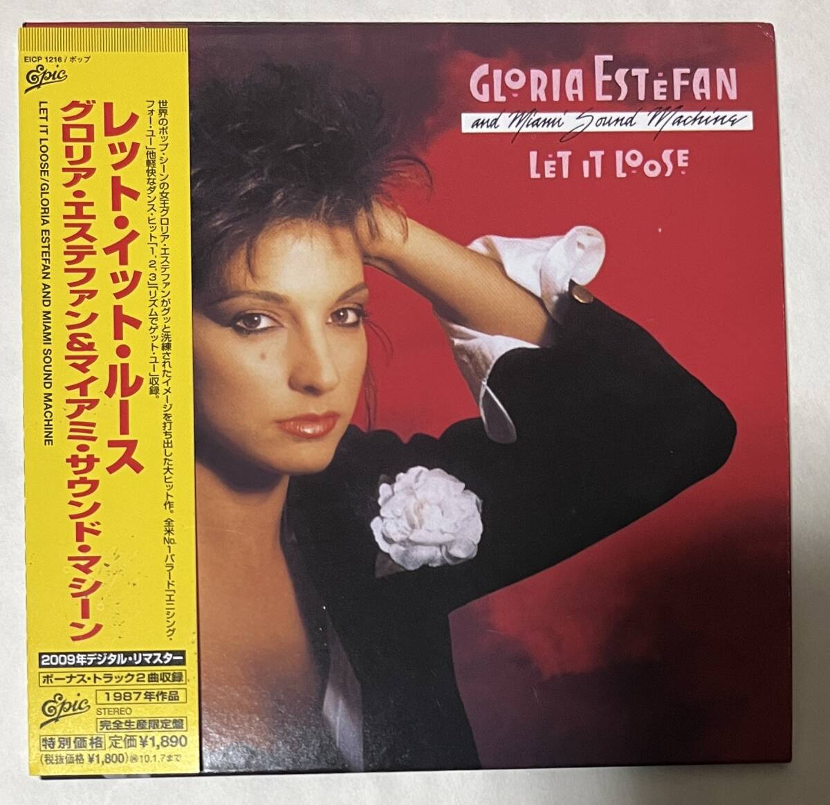紙ジャケCD グロリア・エステファン & マイアミ・サウンド・マシーン Miami Sound Machine / LET IT LOOSE(Paper Sleeve 帯付き見本盤CD)拍卖