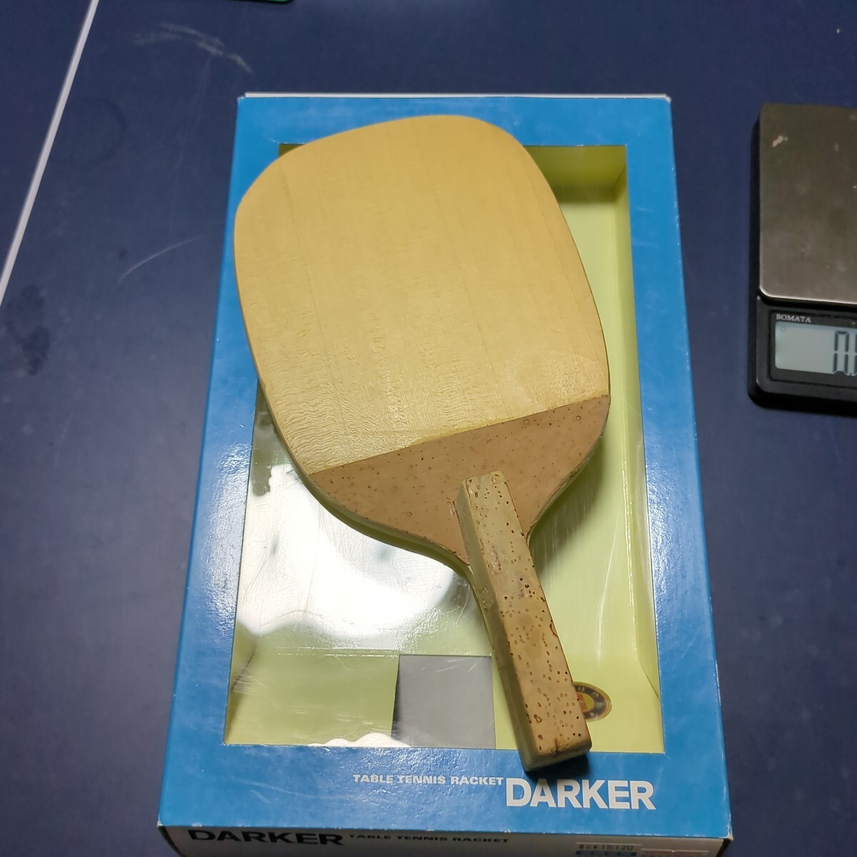 卓球ラケット ダーカー スピード15 特厚10mm単板 レトロ ペンホルダー ビンテージ拍卖