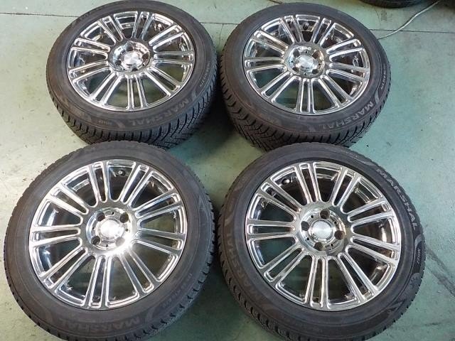 ◆185/55R16 マーシャル オールシーズンタイヤ 4穴メッキアルミ付【個人宅宛発送不可】◆L-4-R拍卖