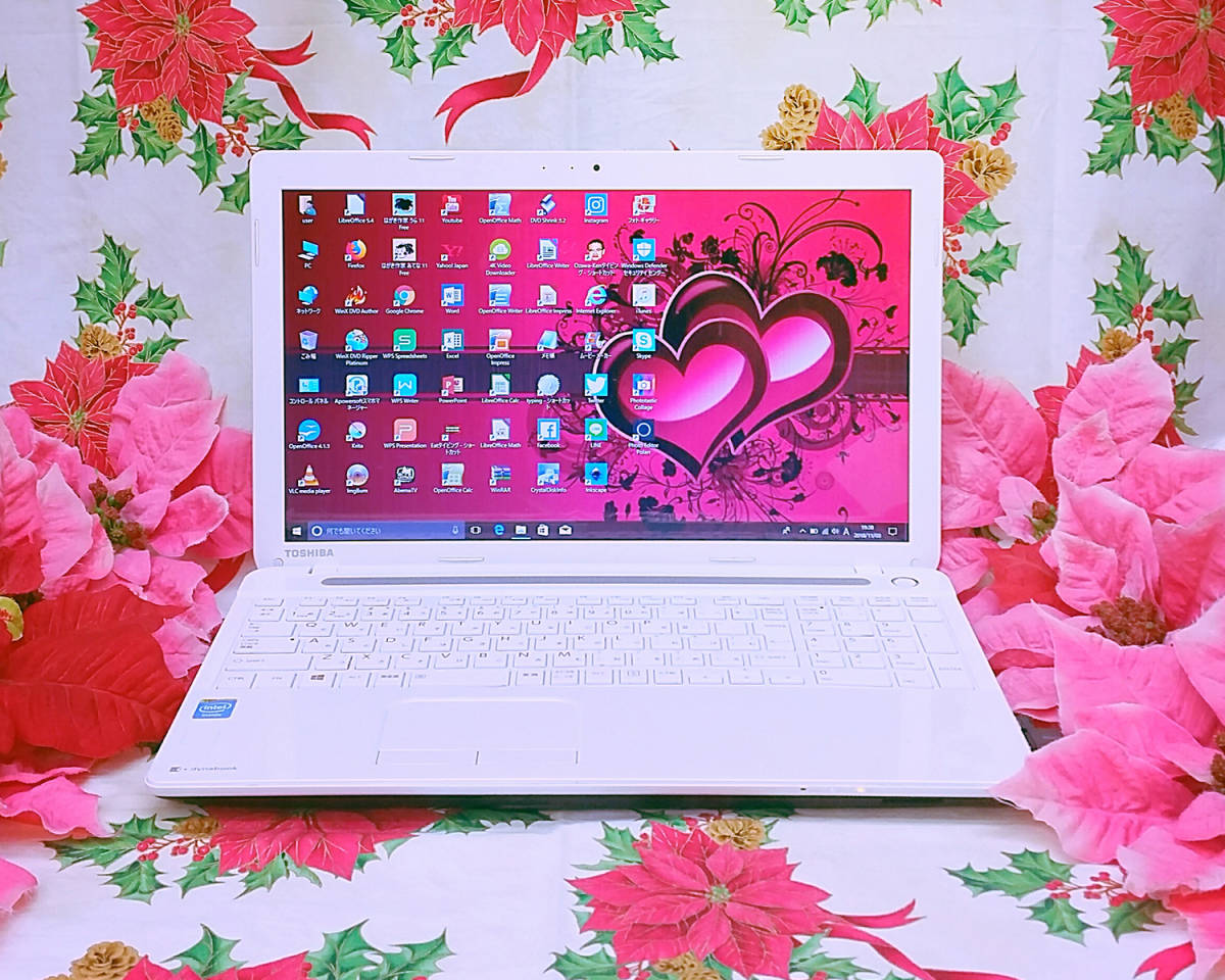 極上品/高年式モデル/新型Window11搭載/ダイナブック/カメラ/高速SSD256GB/高速4GBメモリ/DVD焼き/オフィス/ソフト多数拍卖