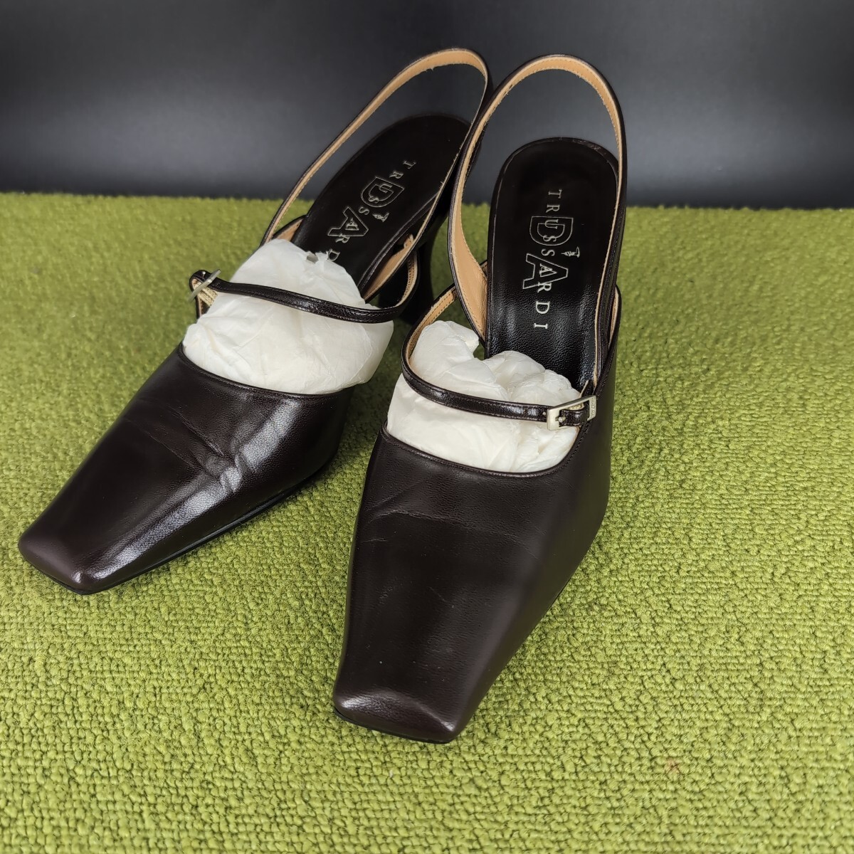 【1度使用】TRUSSARDI トラサルディ レディース パンプス 23㌢拍卖