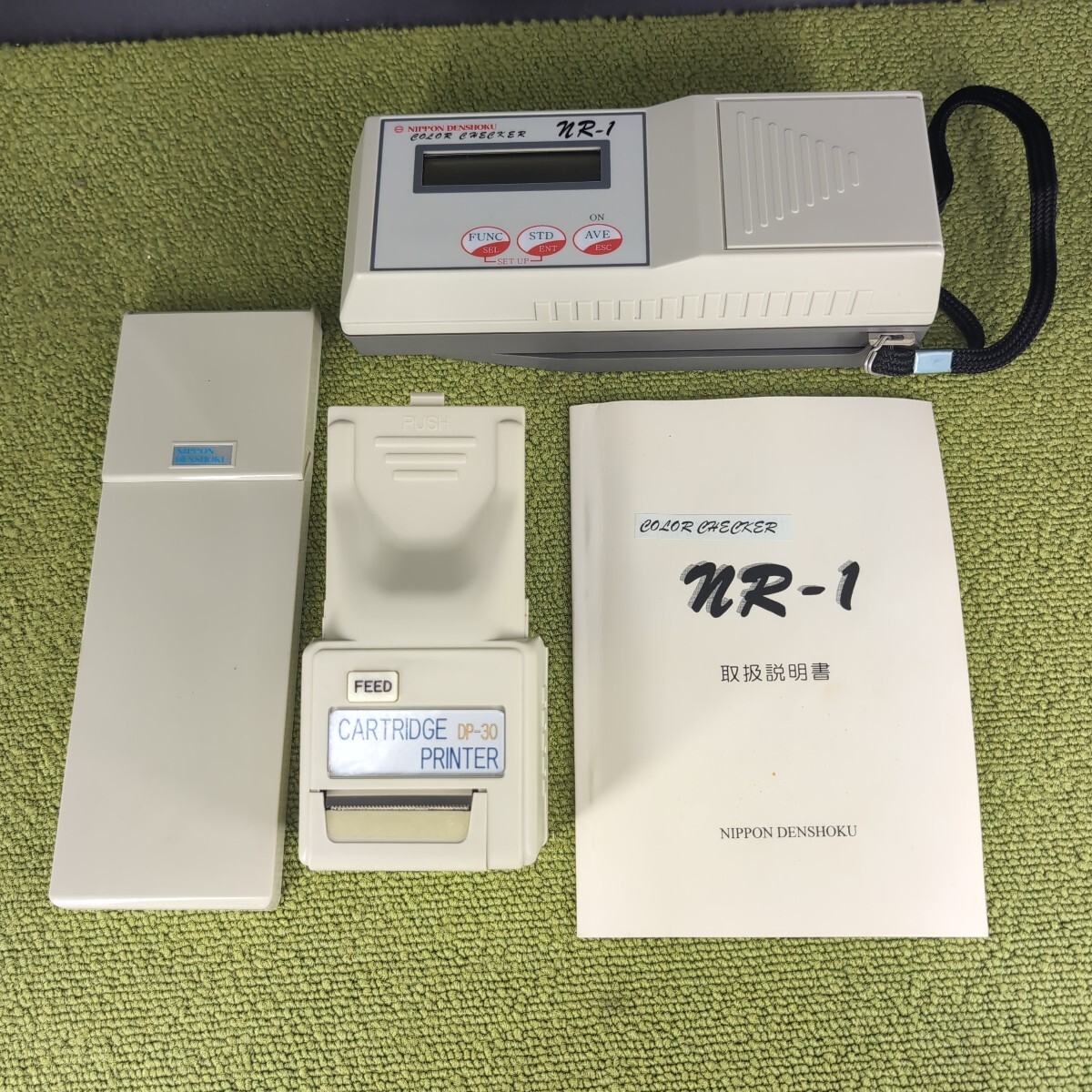 【通電確認済】日本電色工 カラーチェッカー「NR-1」「DP-30」拍卖