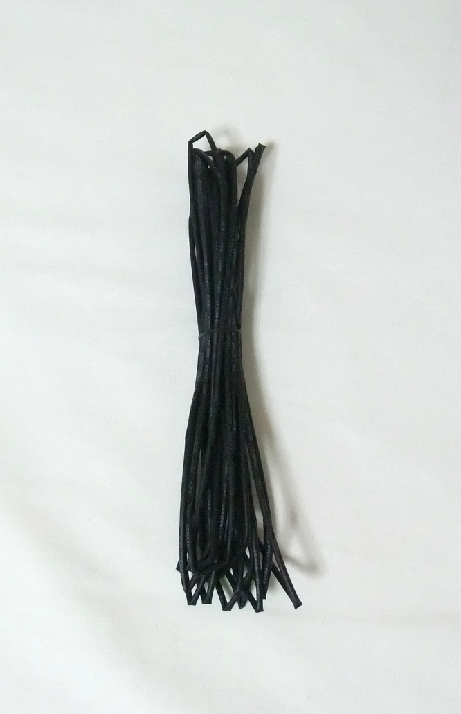 熱収縮チューブ外径2mm内径1.5mm長さ5m(黒色、新品)拍卖