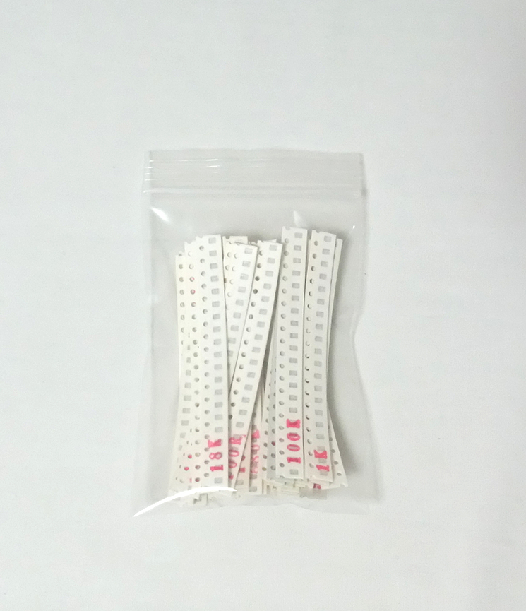 チップ抵抗2012 合計660個セット(33種類各20個入り、1Ω~1MΩ、SMD、新品)拍卖