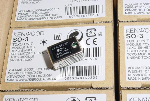 SO-3 ケンウッドTS-480用温度補償型水晶発振ユニット新品 拍卖