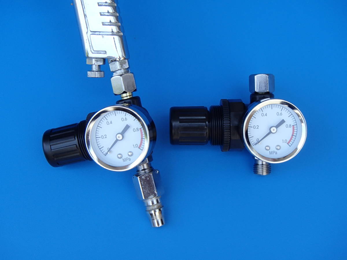 明治 SATA 岩田 スプレーガン メーター付き減圧弁レギュレーター 高圧 低圧 HVLP 重力式 デビルビス devilbiss アネスト拍卖