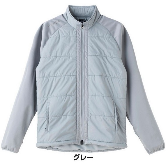 60%off フットジョイ FJ-F19-O07 XL ハイブリッド サーモライト 中綿ジャケット グレー拍卖
