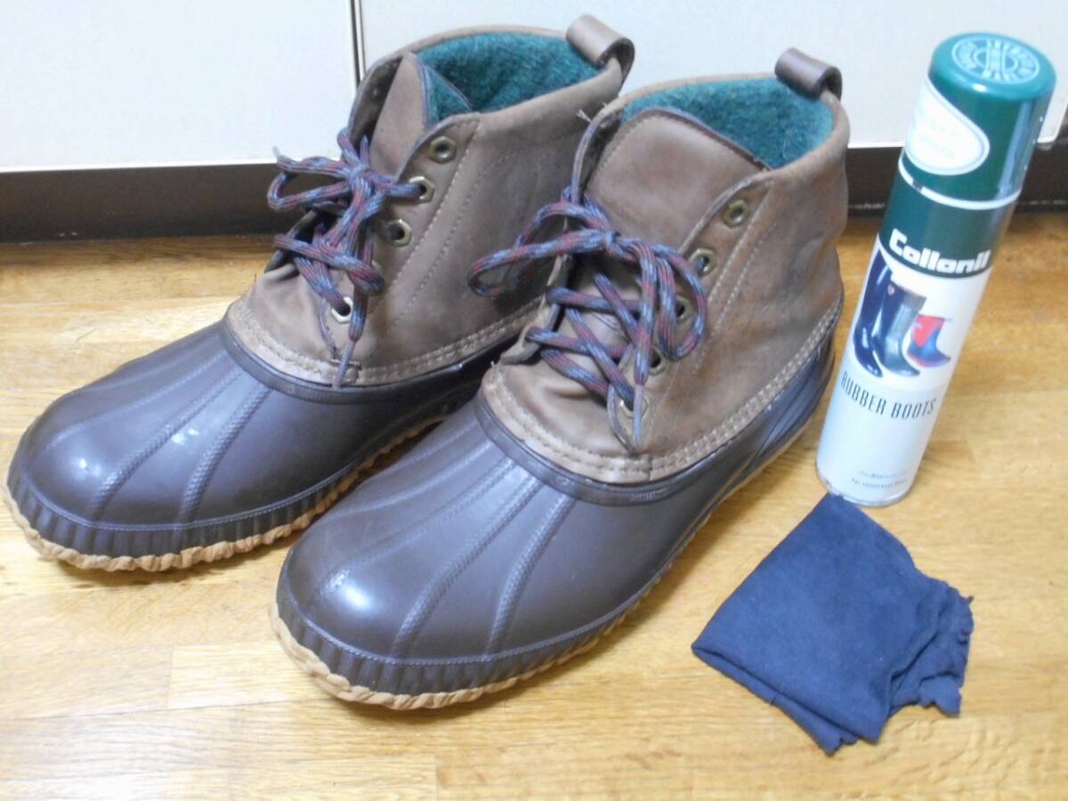 程度良 希少カナダ製 旧SOREL ソール減り少 スノーブーツ サイズ9 27.0cm ブラウン/茶 手入れ済み ソレル USED(検)シャイアンチャッカ拍卖