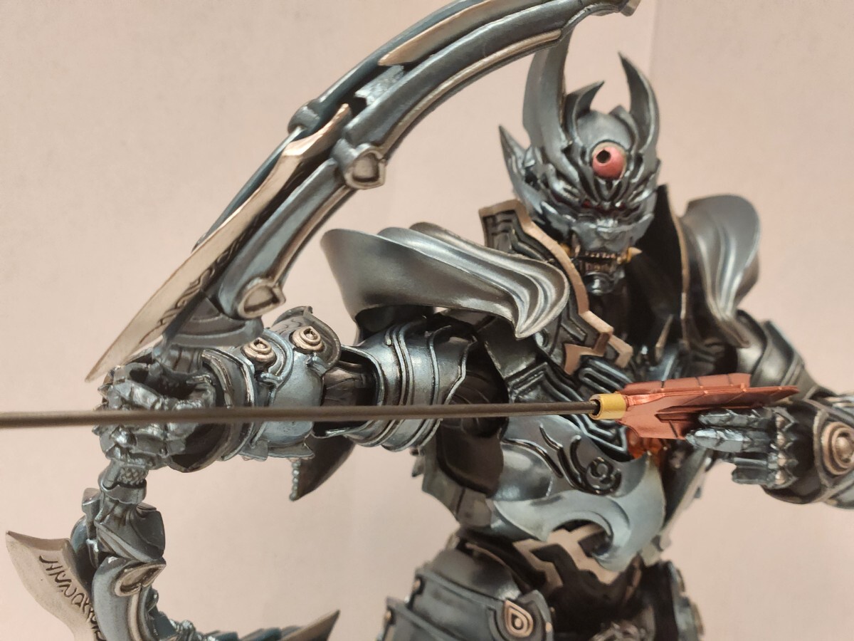 魔戒可動⑩「牙狼 GARO シリーズ新作公開!」より「天弓騎士ガイ」保存品(外箱なし、本体&パーツのみ、画像参照、美品) BANDAI拍卖