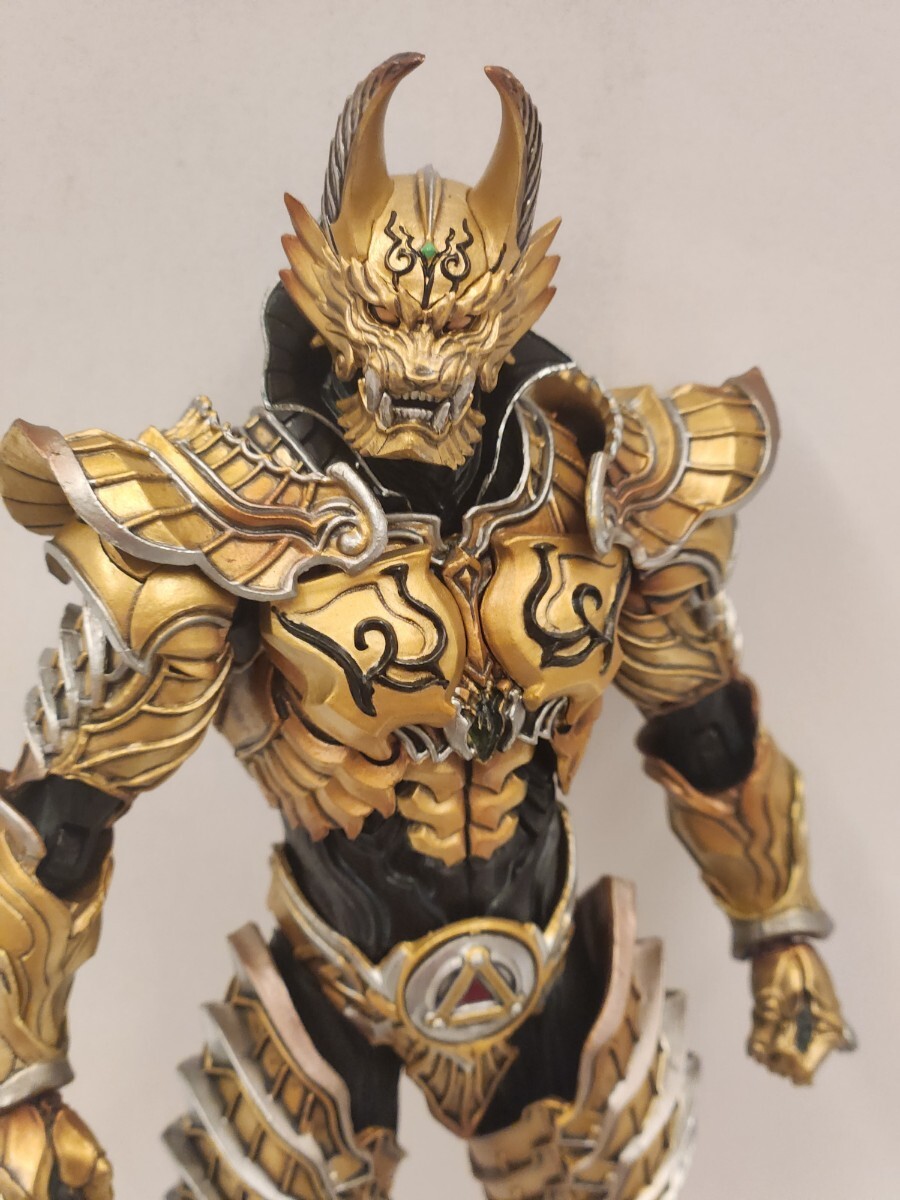 魔戒可動⑫「牙狼 GARO シリーズ新作公開!」より「黄金騎士ガロ・翔」保存品(外箱なし、本体&パーツのみ、画像参照、美品) BANDAI※拍卖