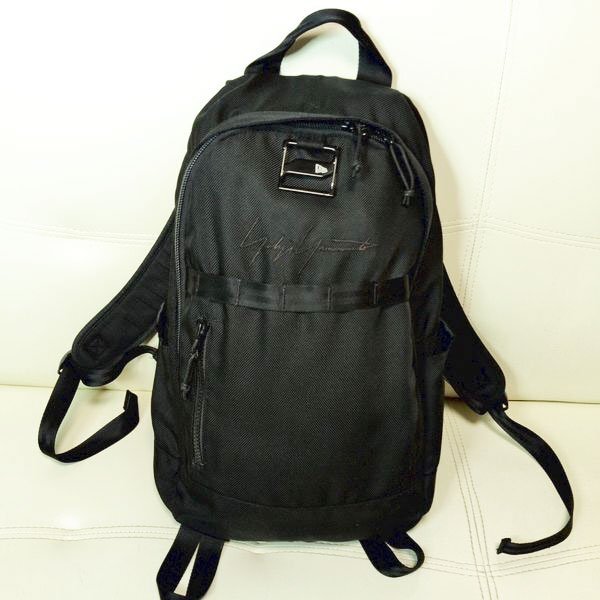 ヨウジヤマモト ニューエラ リュック デイパック ロゴ刺繍 Yohji Yamamoto NEW ERA 2014aw Day Pack拍卖