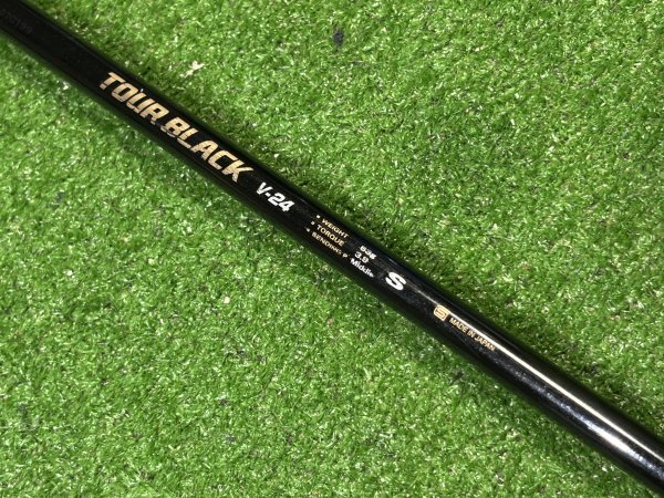 【同梱対応可】hs-4789 中古シャフト ダンロップ 純正カーボン TOUR BLACK V-24 Flex:S 1W用 112.9cm(約44.4inch)拍卖