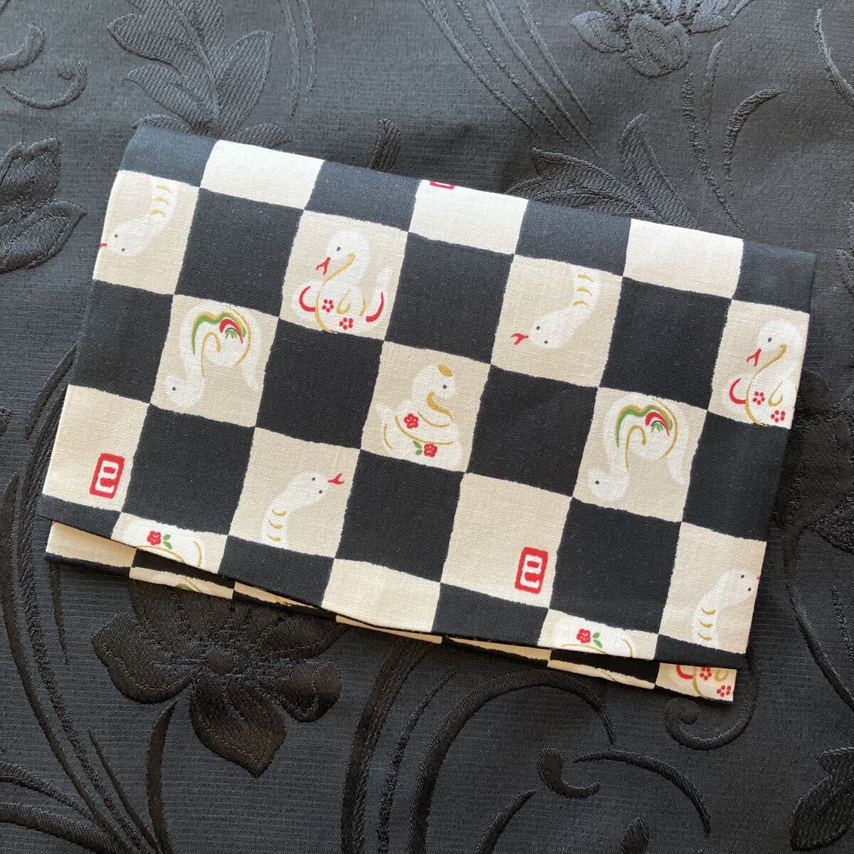 【ハンドメイド】 御朱印帳ケース 白蛇 干支拍卖