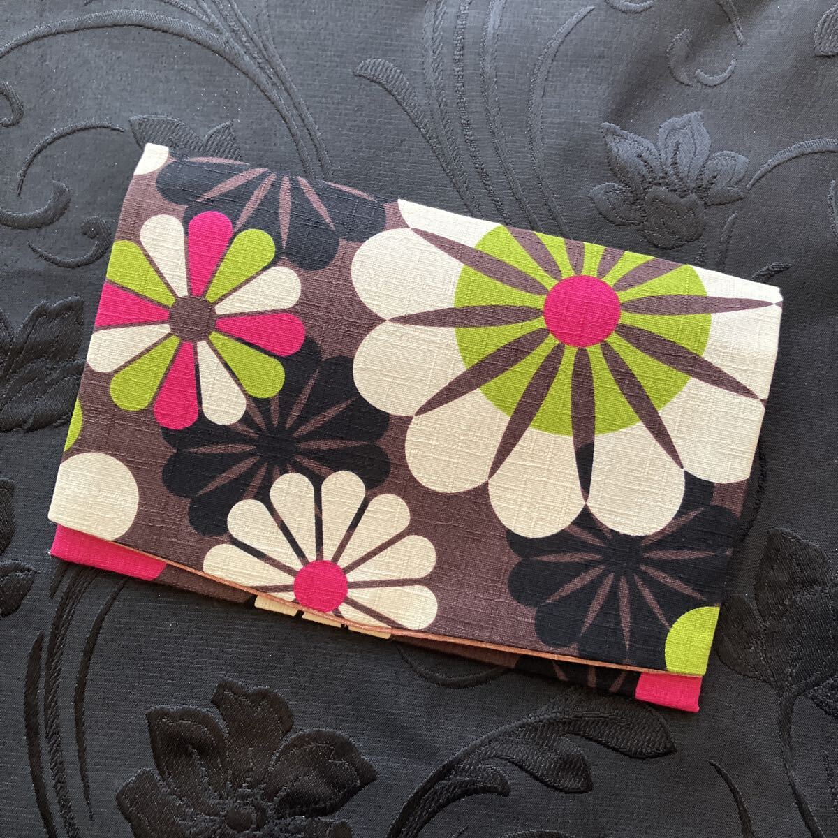 【ハンドメイド】 御朱印帳ケース 花 大正浪漫拍卖