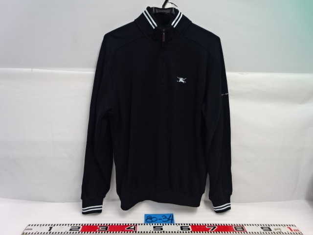 80-34/BURBERRY GOLFバーバリー ゴルフ トレーナー パーカー 長袖 秋冬着 ゴルフウエアー サイズM 紳士メンズファッション 美品拍卖