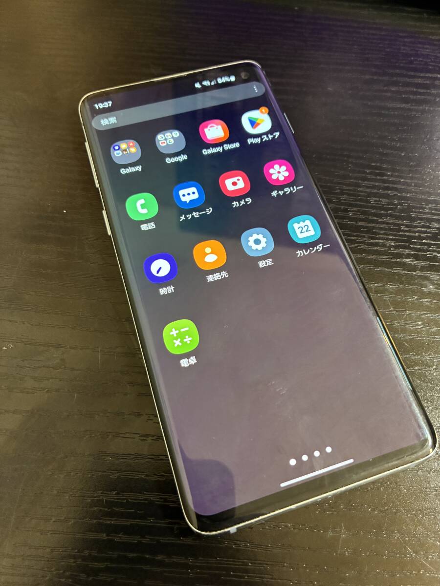 【レア品!!】初期ロット ジャンク SIMフリー 楽天モバイル Samsung Galaxy S10 プリズムブルー SM-G973C docomo au SoftBank Rakuten拍卖