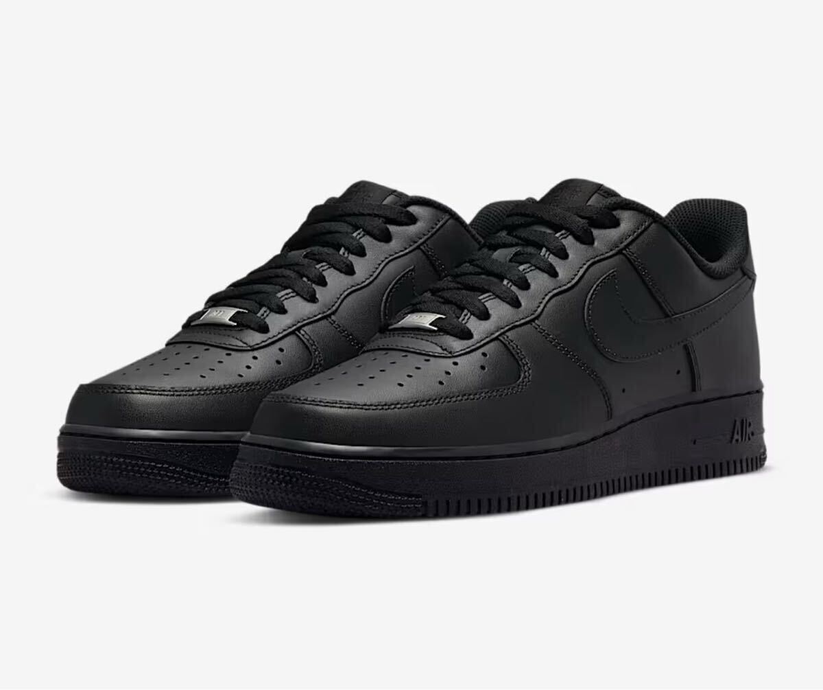 新品 国内正規品 27㎝ ナイキ エアフォース 1 NIKE AIR FORCE 1 07 スニーカー ブラック cw2288 001拍卖