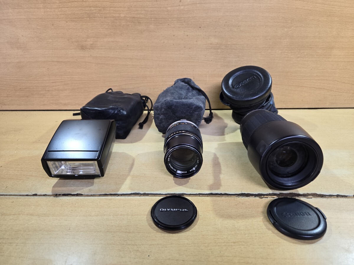 【S】 カメラレンズ ストロボ OLYMPUS Canon拍卖