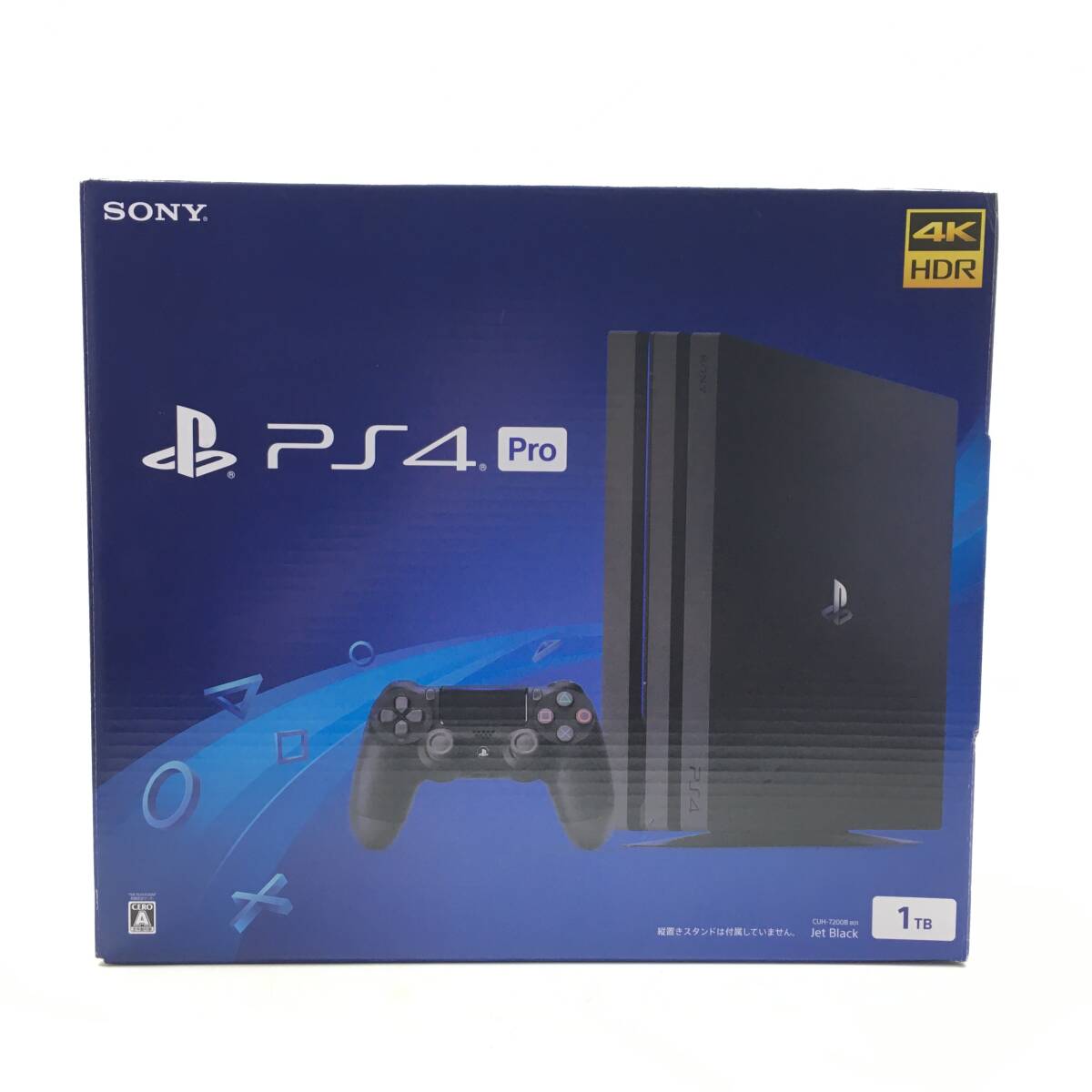 01w2243 ★1円~ PS4 Pro本体 CUH-7200B 1TB ジェットブラック プレイステーション4プロ 動作確認済み 中古品拍卖