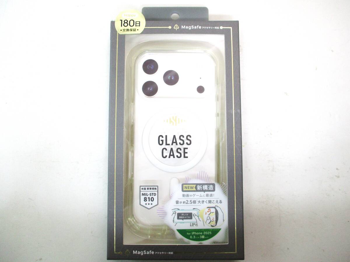 ★トリニティ★iPhone17 Pro用ガラスケース/iPhone 2025(6.3インチ/3眼カメラ)★Jewel Clear/PT-IP25M3-CGCRMS-GNCCCLWT-P/MagSafe対応★拍卖