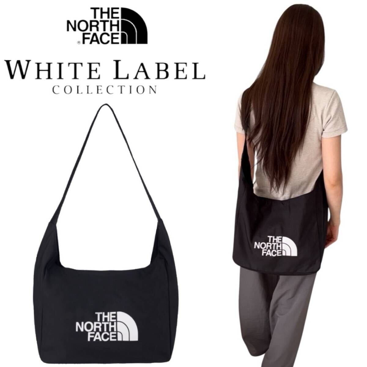 ザ ノースフェイス ショルダーバッグ ホワイトレーベル NN2PR21M/L/K/J ブラック カバン A4対応 韓国 THE NORTH FACE BIG LOGO 新品拍卖