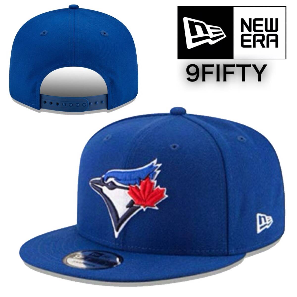 ニューエラ キャップ 帽子 9FIFTY ブルージェイズ ブルー ワンサイズ フラットバイザー スナップバック NEWERA 9FIFTY CAP 新品拍卖
