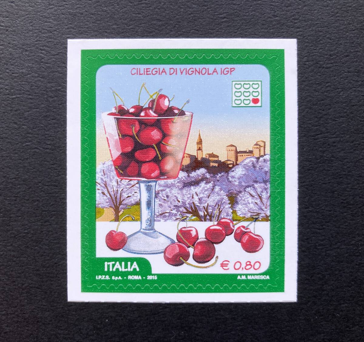外国切手: イタリア切手 「ヴィニョーラのチェリー」 1種完 未使用拍卖