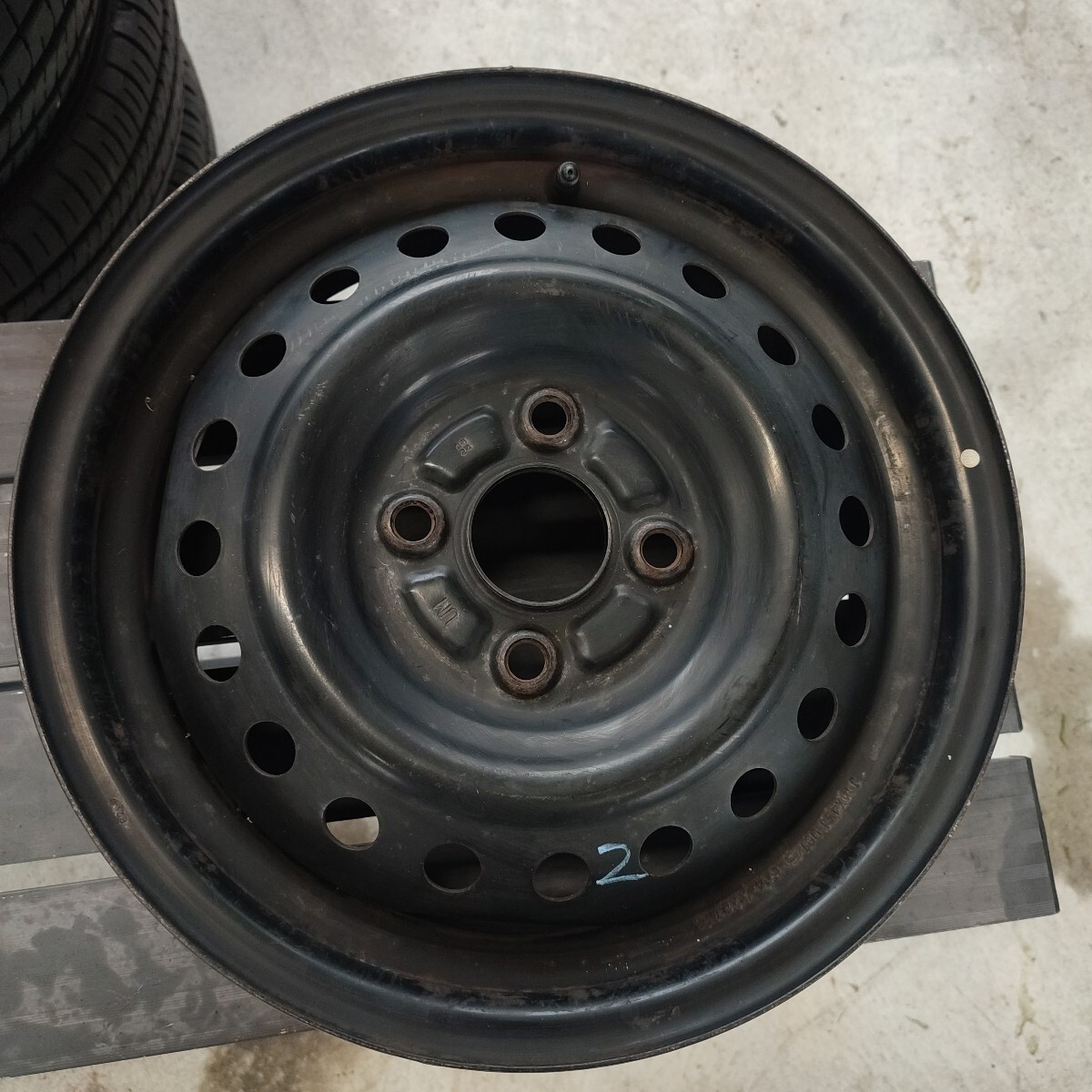 ダイハツ 純正 スチール 1本のみ ミライース タント ムーヴ スペア 等 4.5J×14 +45 PCD100 送料無料拍卖