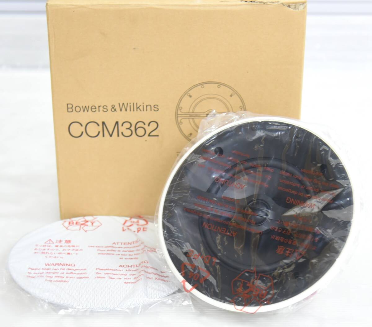 ★ B&W CCM362/W ホワイトCCM362 埋め込み型スピーカー 未使用品 ★拍卖