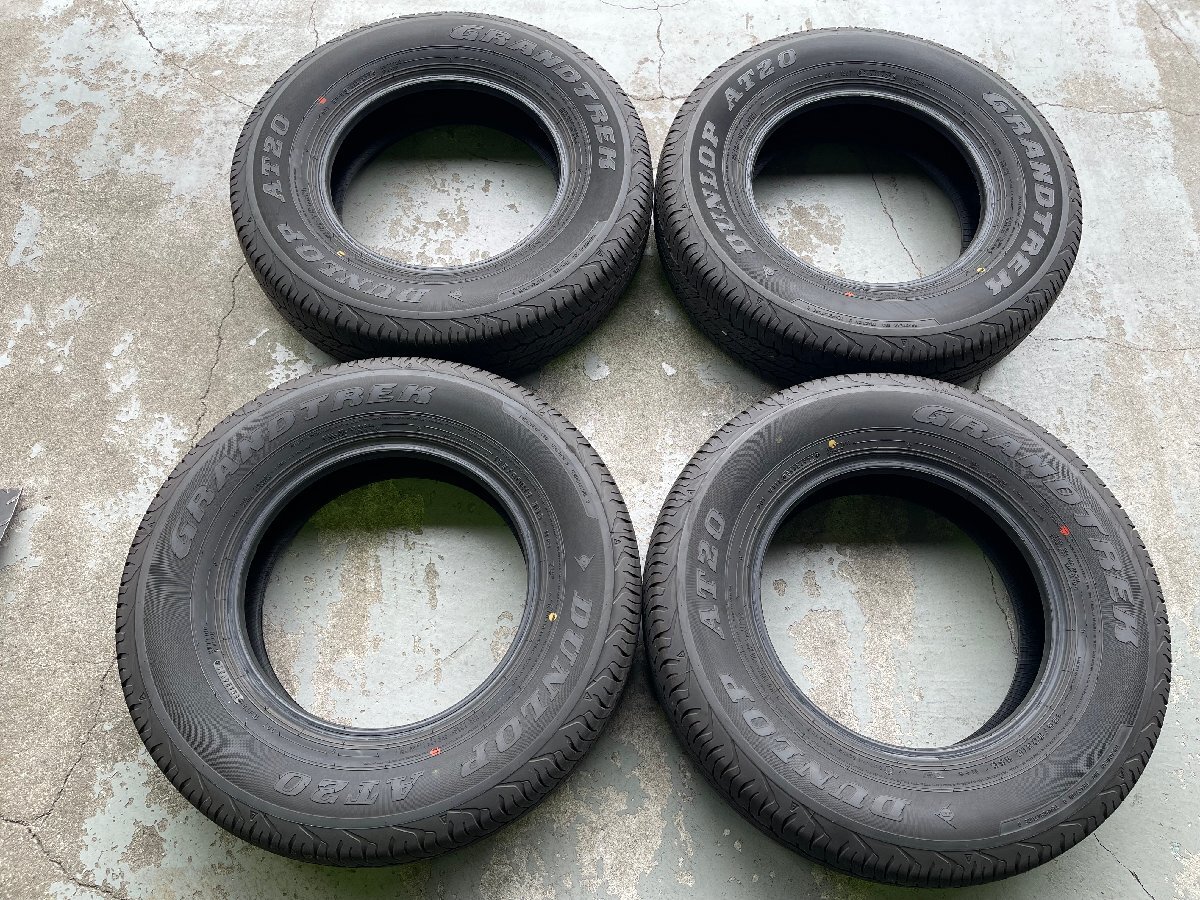 トレッド新横浜師岡店 中古タイヤ 4本 DUNLOP GRANDTREK AT20 ダンロップ グランドトレック195/80R15 96S 2022年製 ジムニーシエラ拍卖