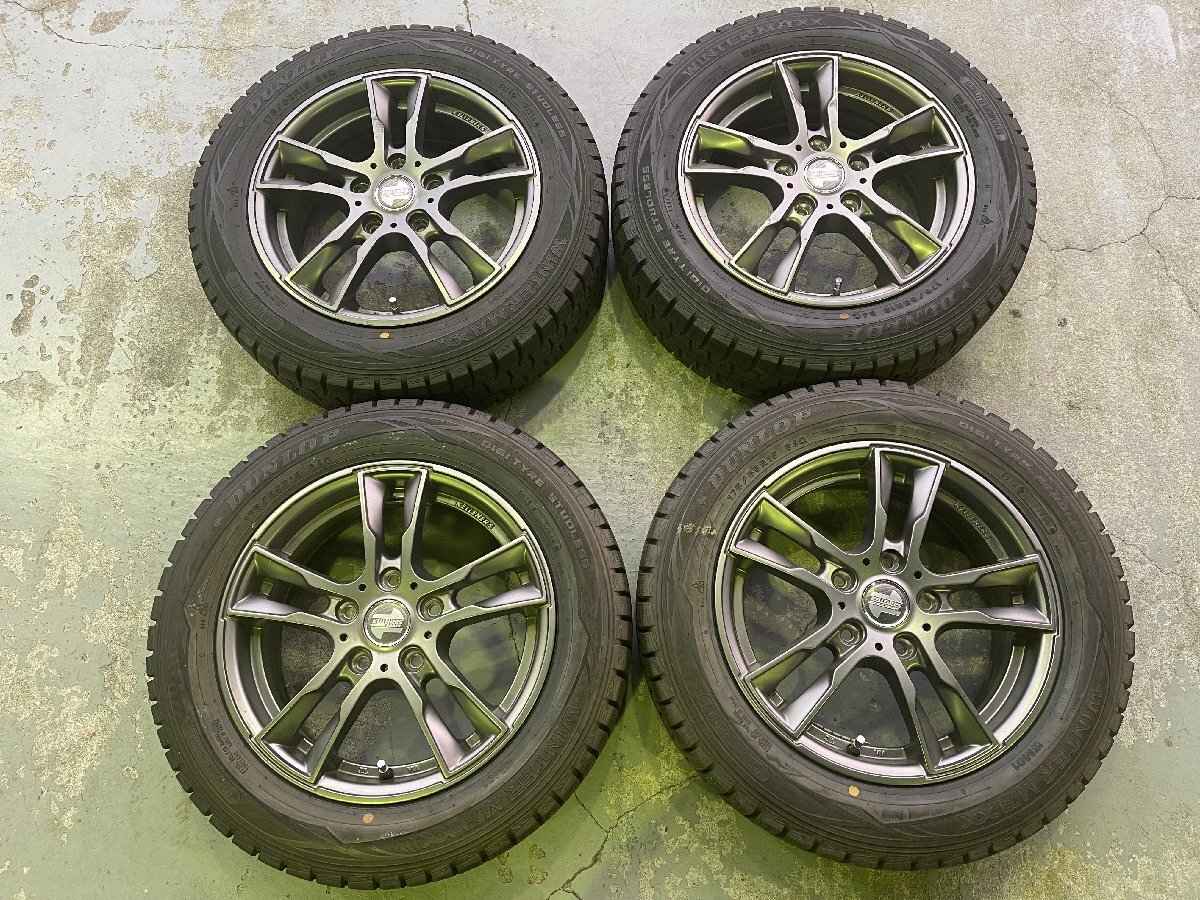 新横浜師岡店 中古スタッドレスセット Kelleners Jr E5 15インチ5.5J-5穴112+46MT WINTER MAXX WM01 175/65R15 16年製 4本SET MINI F56用拍卖