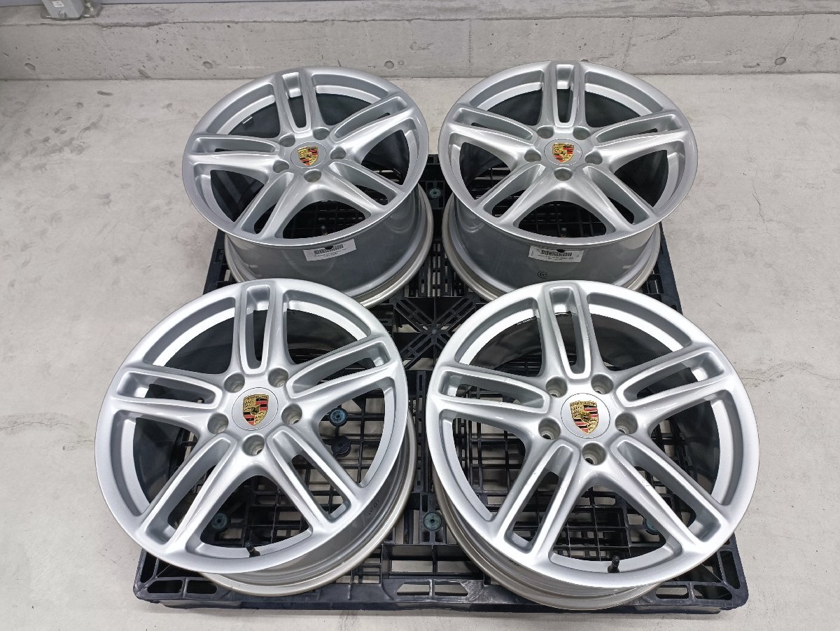 山形店 中古アルミホイール 4本セット ポルシェ パナメーラ純正 19インチ 9.0j 5H130 +60 19インチ 10.0j 5H130 +61 970系ポルシェ拍卖