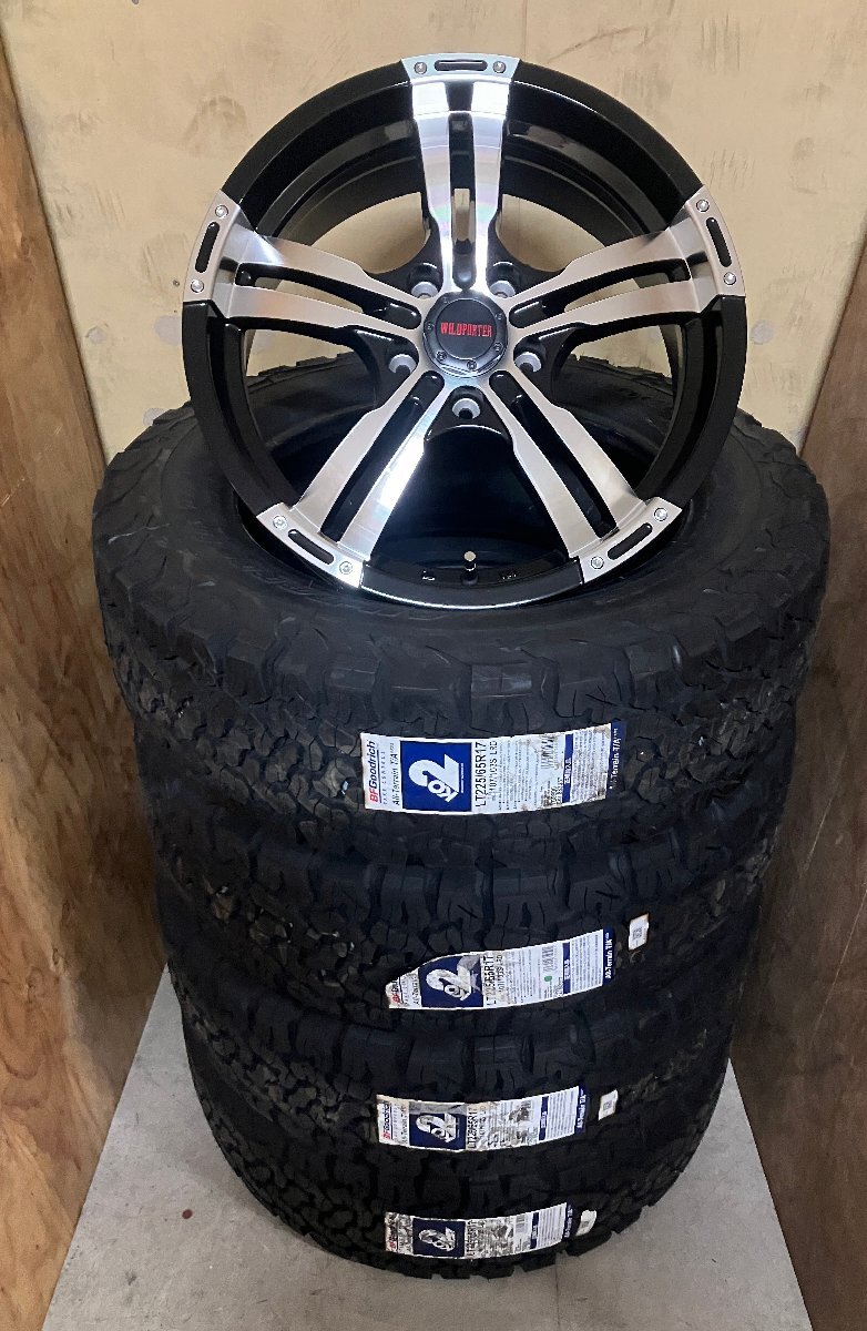 大田原店★ホイールタイヤSET4本★ワイルドポーター 17インチ 7.5J★BFGoodrich KO2 225/65R17★RAV4/エクストレイル/CX-5などに 限定1台拍卖