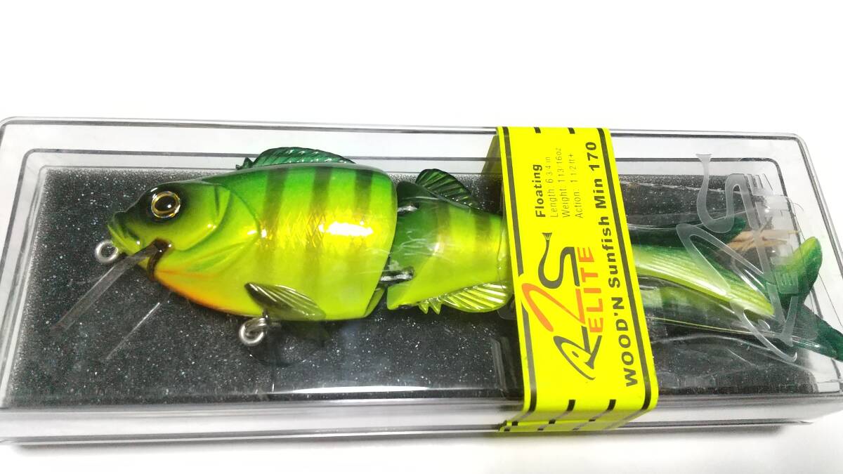 ウッド サンフィッシュミノー 170 パーチ PERCH 17cm 47g リバー2シー WOOD ビッグベイト BIGBAIT 新品購入未使用品拍卖