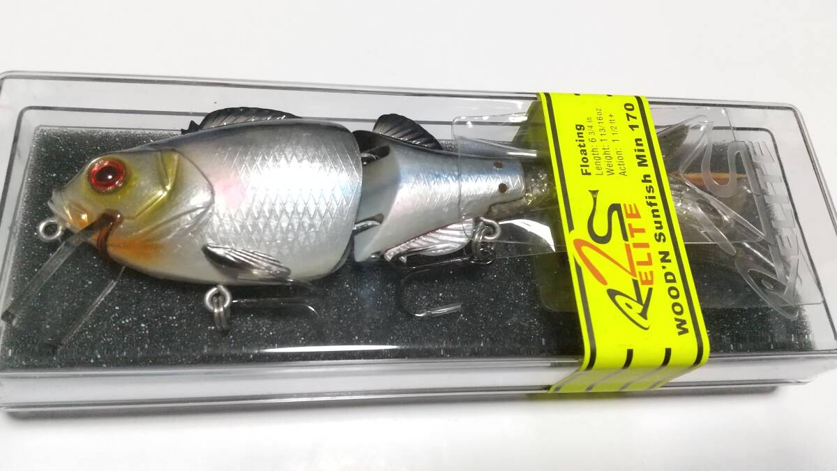 ウッド サンフィッシュミノー 170 シャッド SHAD 17cm 47g リバー2シー WOOD ビッグベイト BIGBAIT 新品購入未使用品拍卖